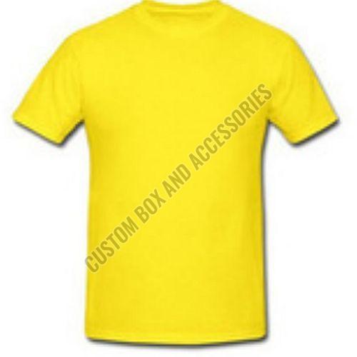 190 GSM Yellow Soft Nokia Cotton Sublimation T-Shirt