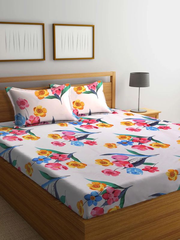 Cotton Printed Double Bed Sheet