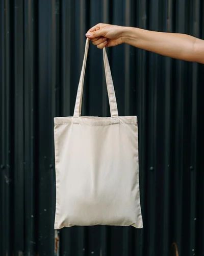 Plain Canvas Tote Bag