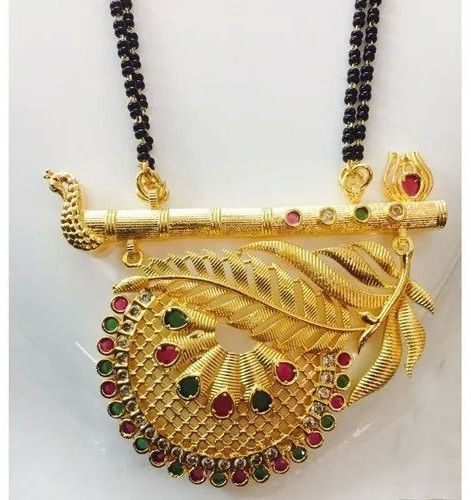 Designer Golden Imitation Mangalsutra