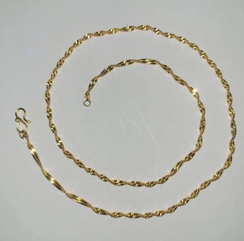 Ladies Brass Artificial Neck Chain