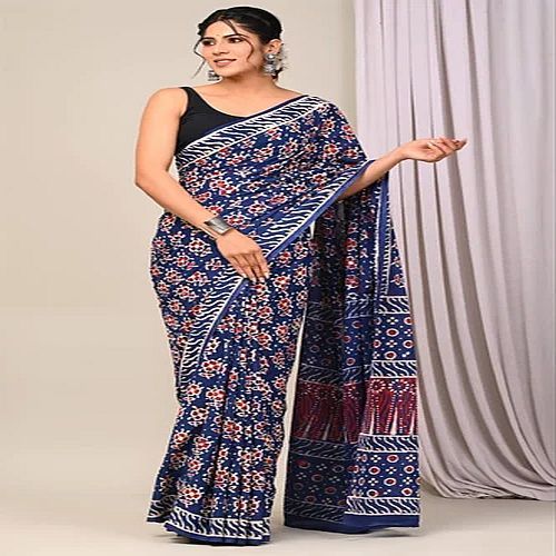 Ladies Fancy Cotton Printed Saree