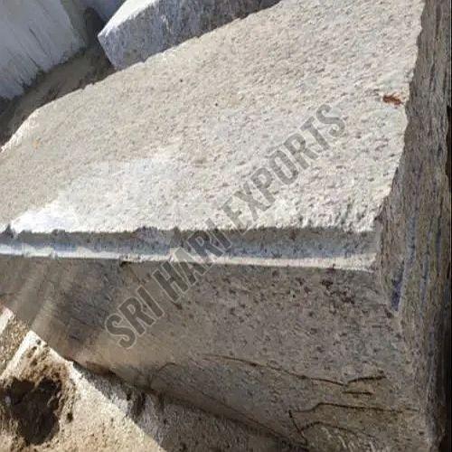 Gray Moon White Rough Granite Block