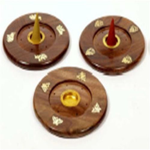 Wooden Incense Cone Holder