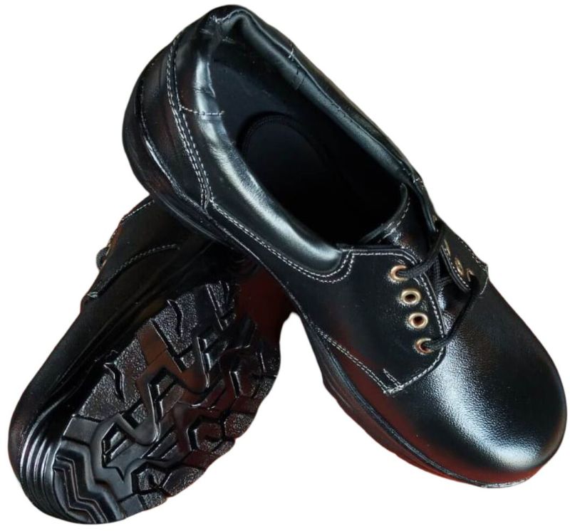Flat Leather Safety Shoes