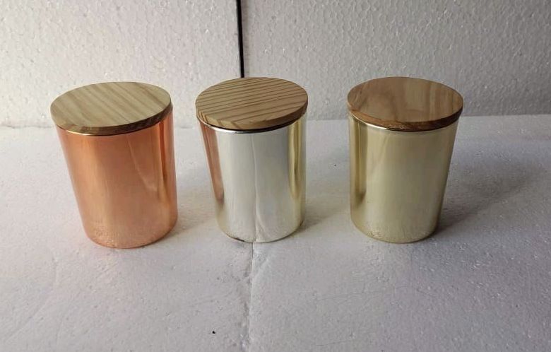 Glass Jars with Wooden Lids
