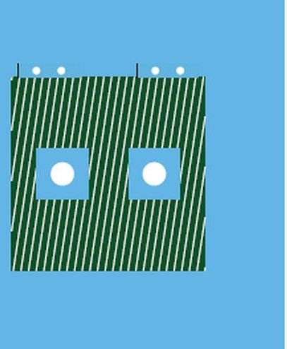 Bilateral Knee O Drape