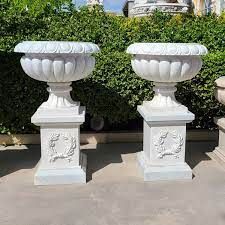 Marble Flower POT