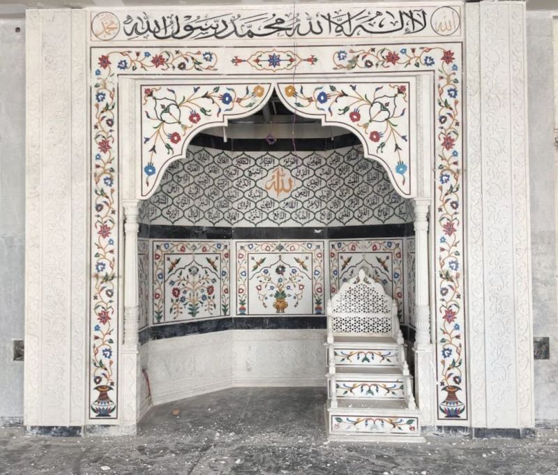 White Marble Mehrab