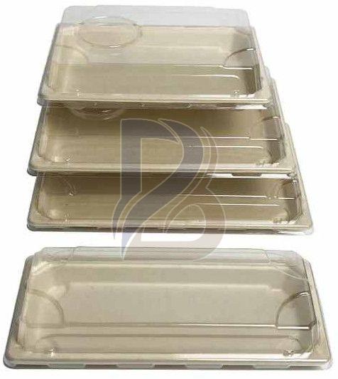 Biodegradable Bagasse Sugarcane Sushi Tray