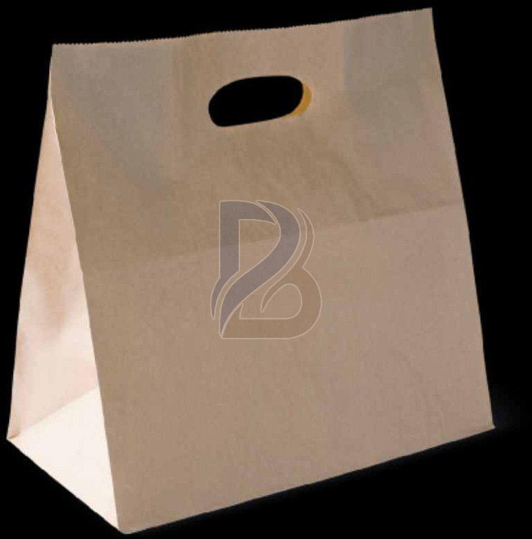 Brown D Cut Paper Bag