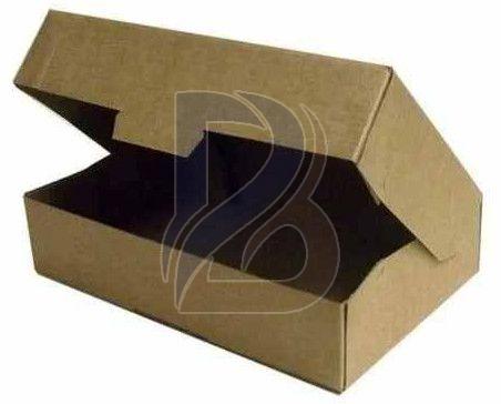 Brown E Flute Box with Silver Coating