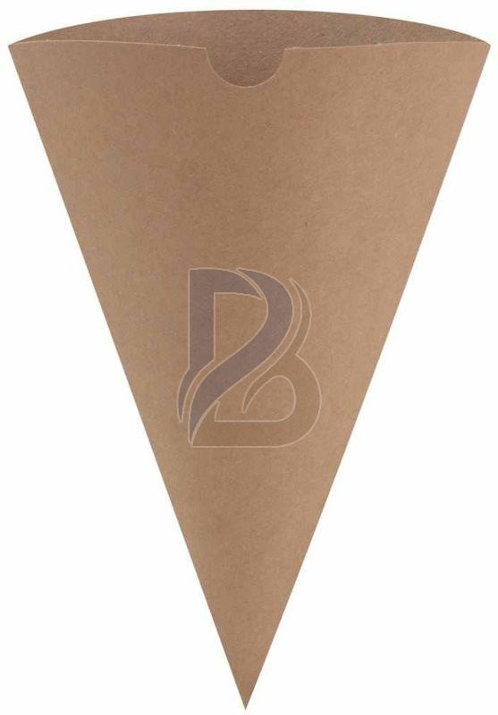 Brown Food Kraft Paper Cone
