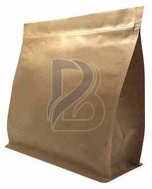 Brown PE Coated Burger Paper Pouch