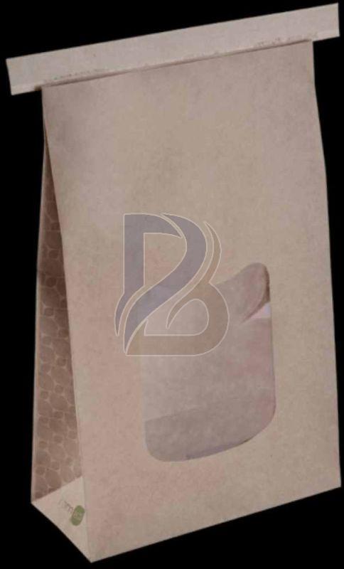 Eco Friendly Tin Tie Window Paper Bag