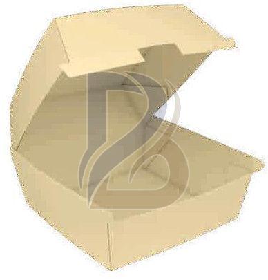 Plain Brown Corrugated Cup Cake Box