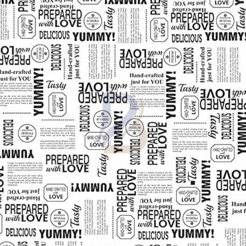 Printed Design Food Wrapping Paper