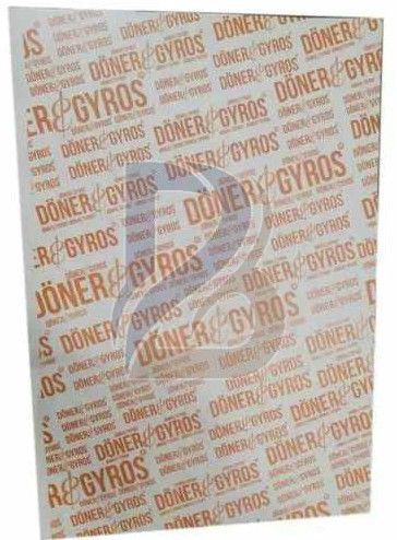 Printed Grease Proof Food Wrap Paper