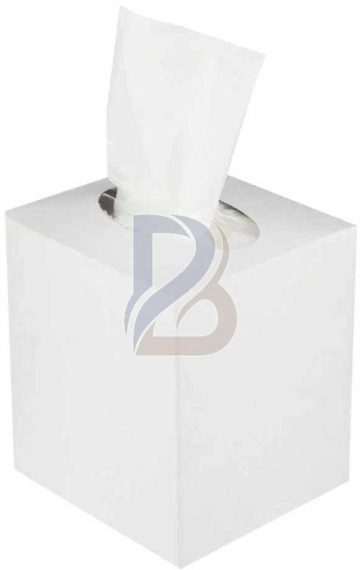 White Boutique Paper Tissue Box