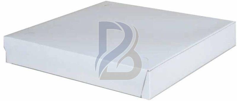 White Corrugated Pizza Box