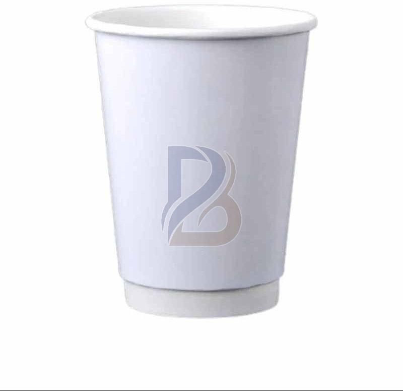 White Double Wall Hot Coffee Cup