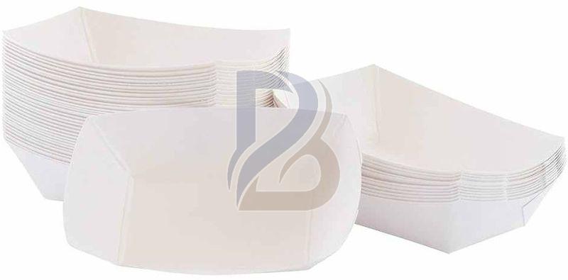 White Paper Food Tray