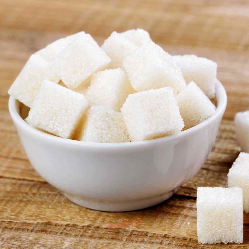 White Sugar Cube