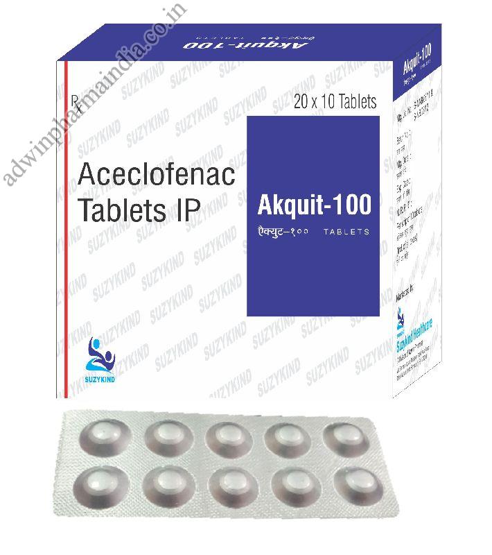 Akquit 100mg Tablets