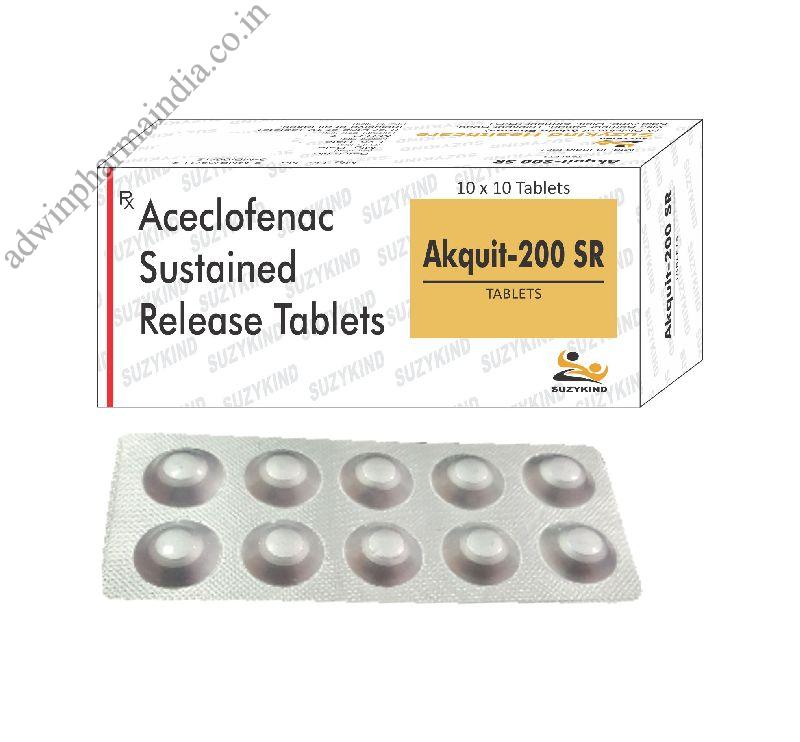 Akquit 200mg SR Tablets