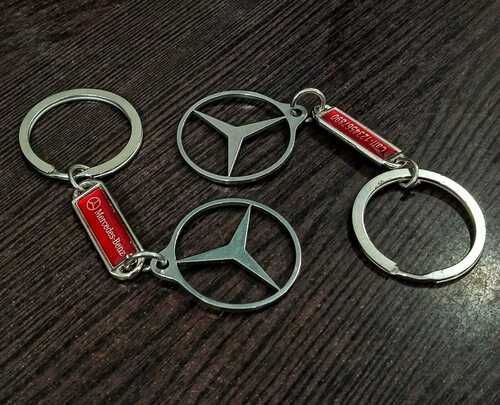 Custom Metal Keychain with Automotive Logo