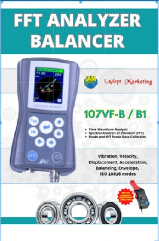 107VF- B1 FFT Analyzer With 4 Plane Balancer