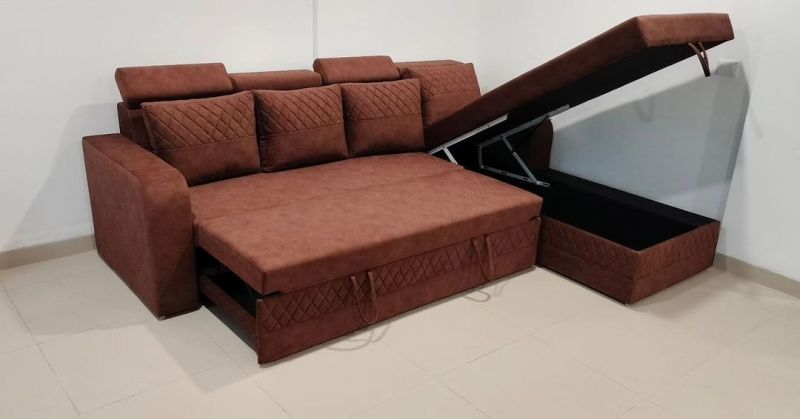 Convertible Sofa Bed with Storage Box
