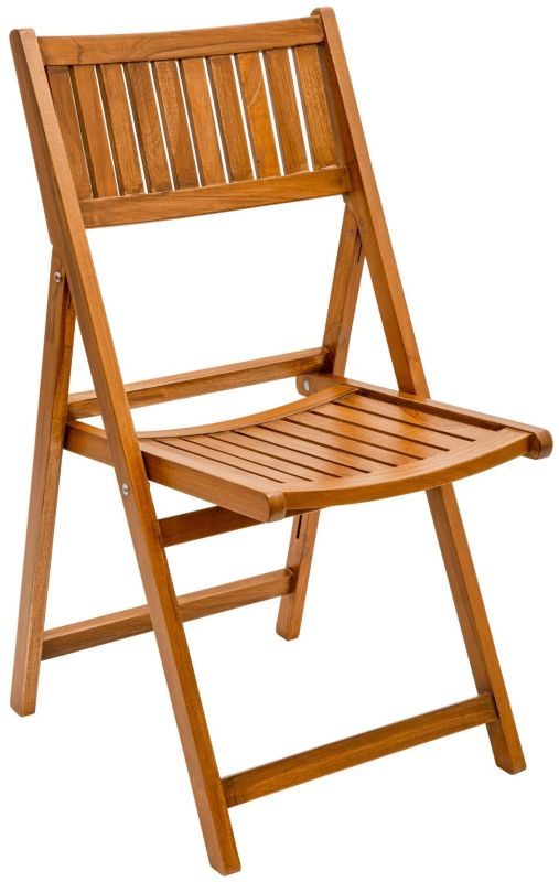 Foldable Wooden Chair for Outdoor Use