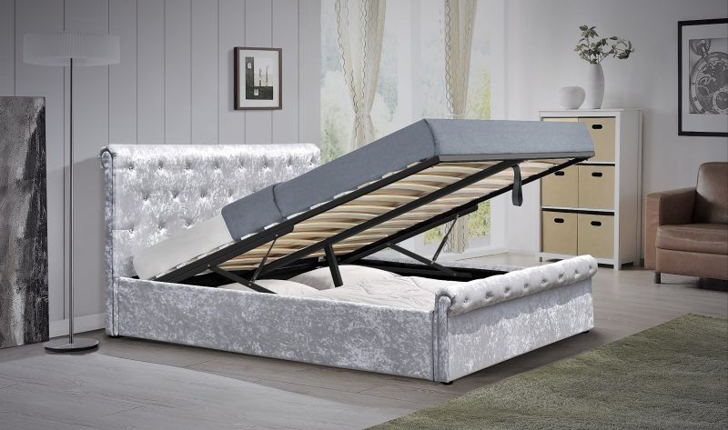 Modular Double Bed with Hydraulic Lift