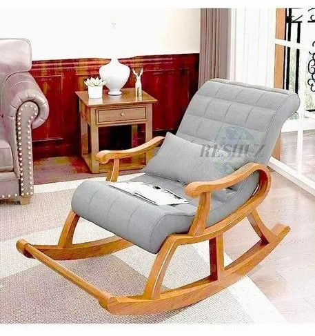Rocking Chair with Cushioned Seat