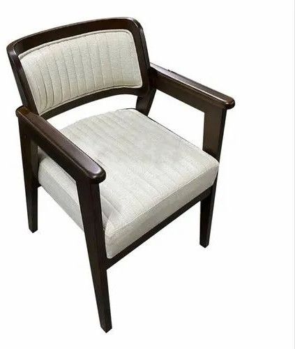 Wooden Arm Chair with Cushioned Seat