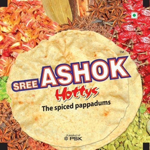 Hottys Masala South Black Pepper Urad Appalam Papad