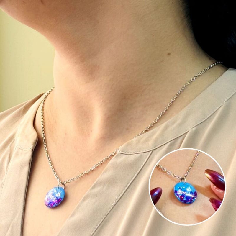 Aurora Resin Pendant