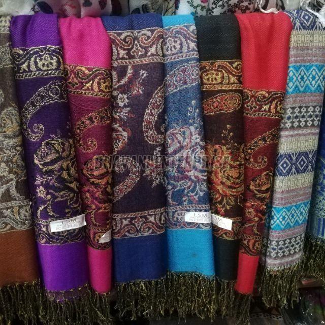 Jacquard Woven Pashmina Shawl