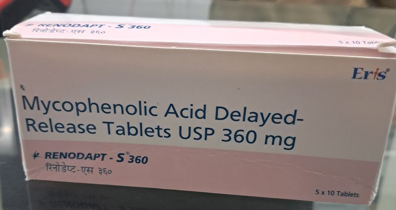 Renodapt S 360mg Mycophenolic Acid Tablet