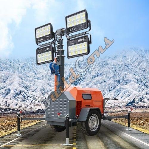 400 Watt LED Light Mobile Lighting Tower