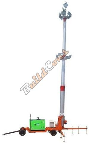 Telescopic Tilting Mobile Lighting Tower
