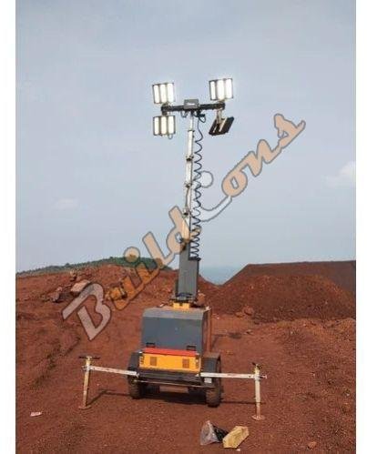 Trolley Mounted Mobile Lighting Towers