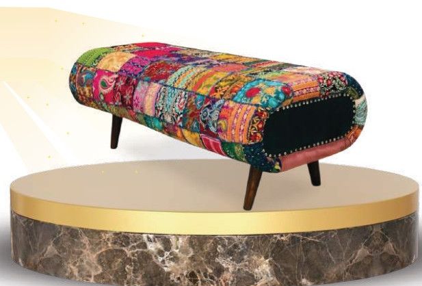 Printed Three Seater Sofa