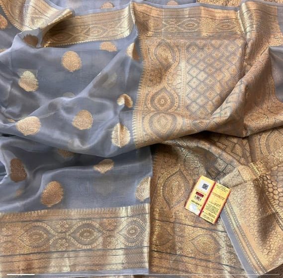 Organza Silk Banarasi Saree