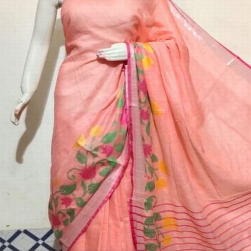 Pure Linen By Linen Saree