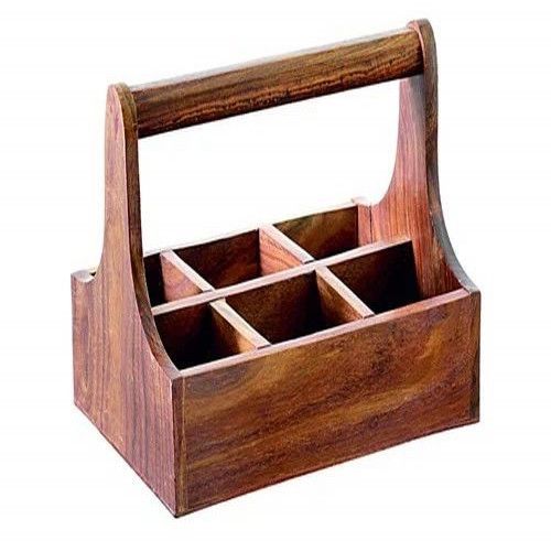 Handmade Mango Wooden Table Caddy