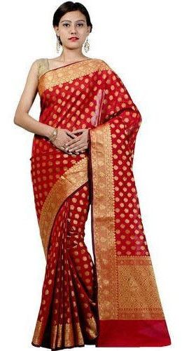 Ladies Wedding Wear Banarasi Silk Saree