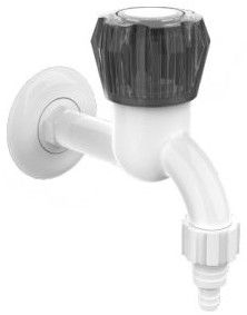 Charcoal PP Collection Nozzle Bib Tap