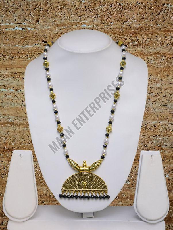 Long Mangalsutra with Heavy Pendant